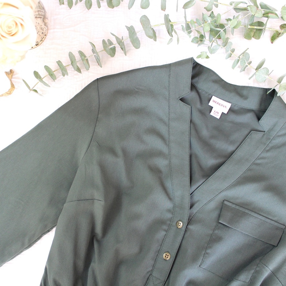 Merona Button Down Shirt Dress